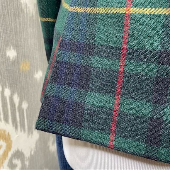 Ralph Lauren * Fall 2012 Runway Collection Stewart Tartan Plaid Diane Blazer - Picture 16 of 16